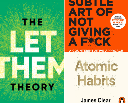 Reading/podcasts cover photo collage