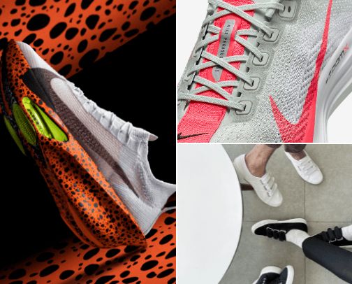 Shoes cover photo collage