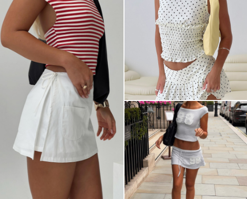 Cute Summer Skorts from Princess Polly ⭐ cover photo collage