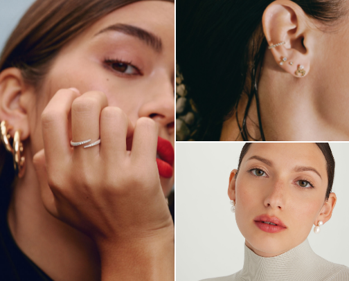 “Elegant Jewelry Essentials: A Curated Collection of Rings, Earrings, Necklaces & Bangles for Every Occasion 💍✨” cover photo collage