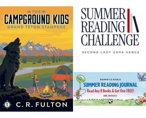 Summer Reading Recs, Incentives, & Activities cover photo collage