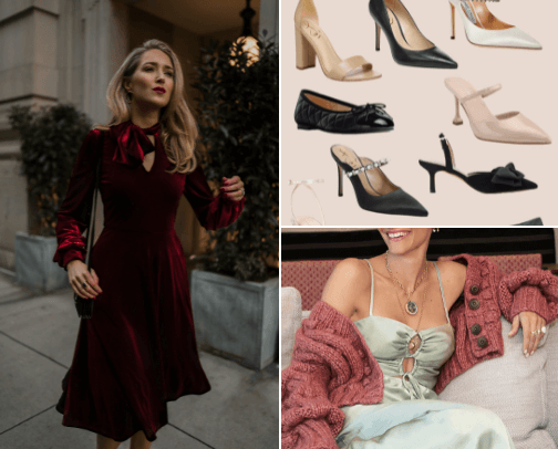 Holiday Party Outfit Inspo cover photo collage