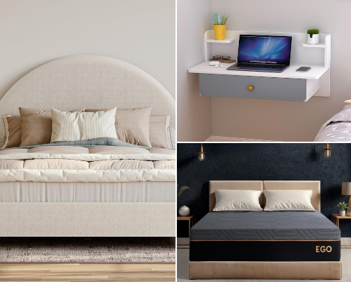 Dream Minimalist Bedroom Sanctuary cover photo collage