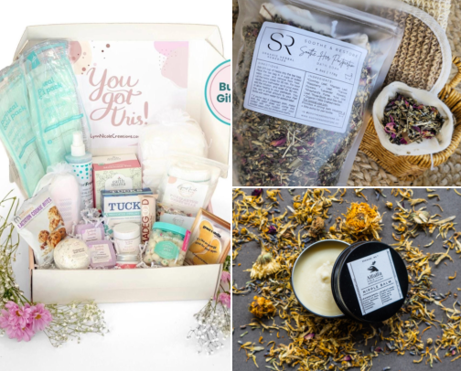 Baby Gift Sets I Gave Every Exhausted New Mom I Know cover photo collage