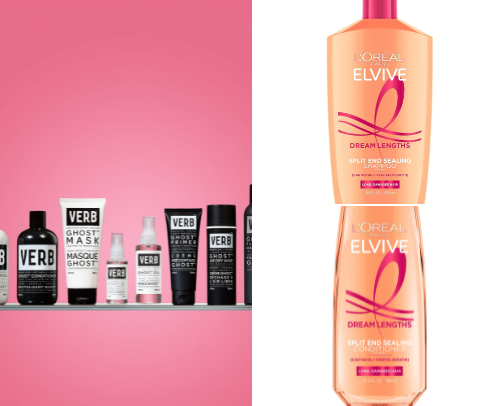 hair products cover photo collage