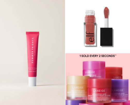 best lip products! cover photo collage