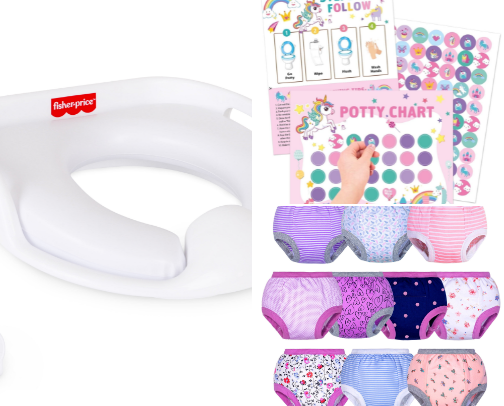 Walmart Potty Training Needs cover photo collage
