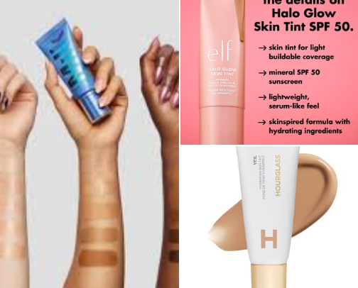Glowy Summertime Makeup Must Haves cover photo collage