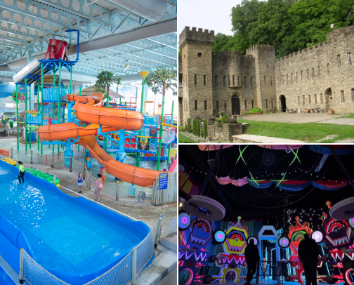 The Ultimate Family Fun List for Dayton, Columbus & Cincinnati! cover photo collage
