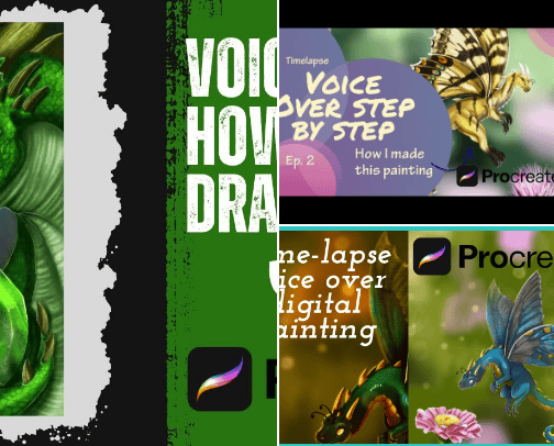 Digital Art Tutorials cover photo collage