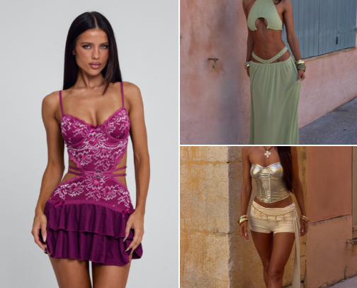Ladies Dresses cover photo collage