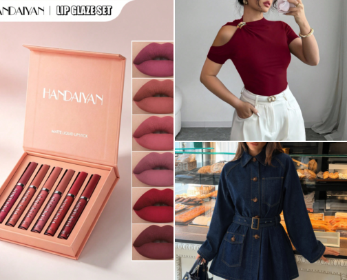 SHEIN - CLOTHING - MAKEUP cover photo collage