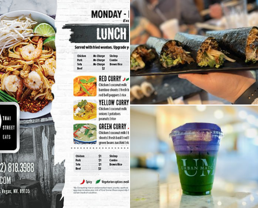 For the foodie baddies, Las Vegas Edition 🎰 cover photo collage