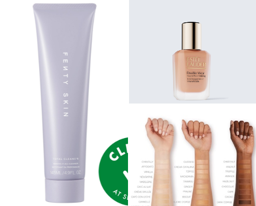 Make up (oily skin) cover photo collage