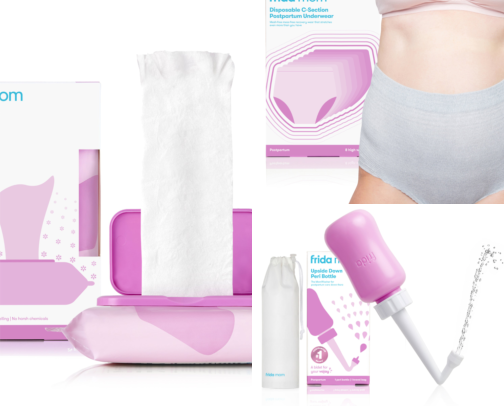 Postpartum Recovery Essentials cover photo collage