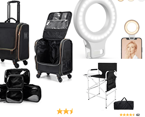 Top picks for professional MUAs on location cover photo collage