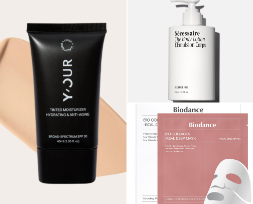Glow Up beauty Essentials cover photo collage