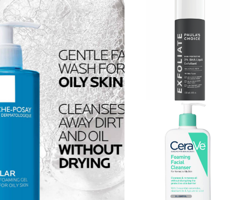 My everyday skin essentials for oily skin cover photo collage