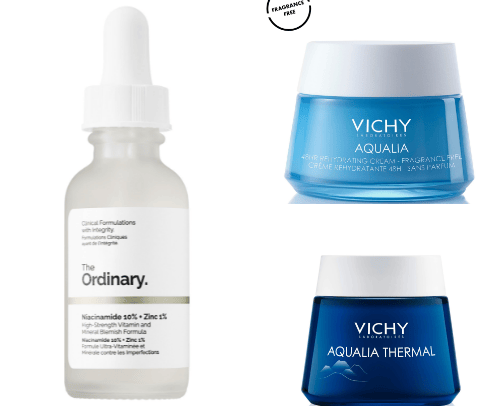 Skincare cover photo collage