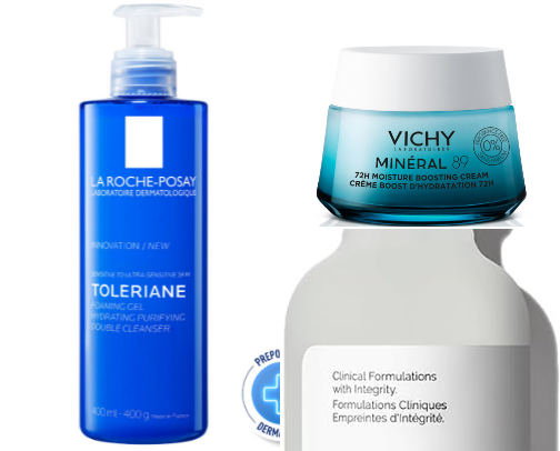 💧 Complete Skincare and Makeup Routine for Combination–Dry Skin — Balanced, Hydrated, and Smooth cover photo collage