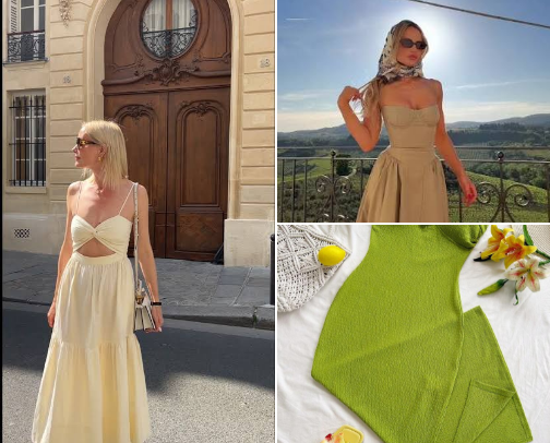 My summer dress outfits inspired by Sheln cover photo collage