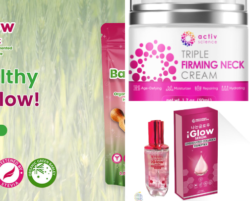Beauty Products cover photo collage