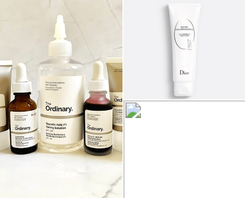 Repare skin products cover photo collage