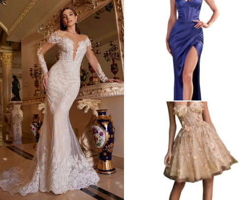 Elopement Dresses That Are $800 & Under cover photo collage