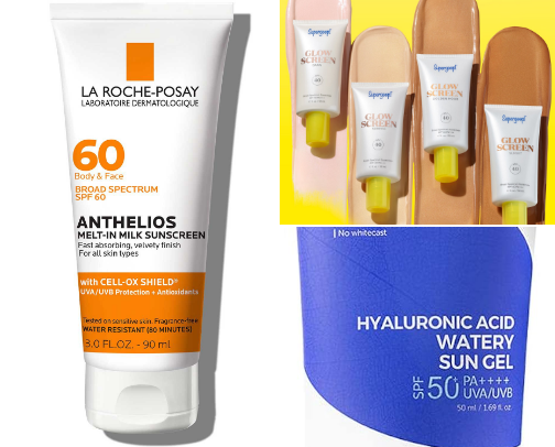 My favourite sunscreen 💞 cover photo collage