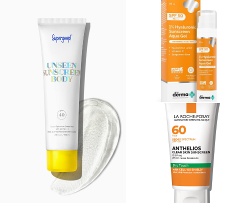 Your 2026 Sunscreen Guide☀️ cover photo collage