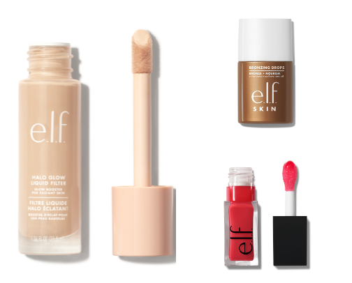 expensive makeup look but it’s all elf🎀 cover photo collage