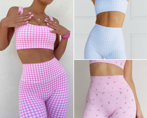 ASTORIA activewear wishlist 🍒✨ cover photo collage