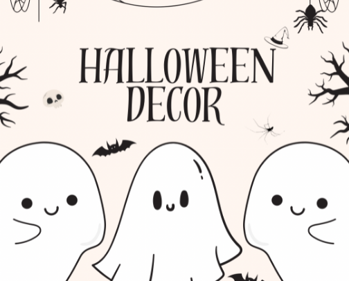 Halloween Decor cover photo collage