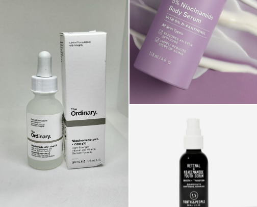 List of Products with 5 Popular Skincare Ingredients cover photo collage