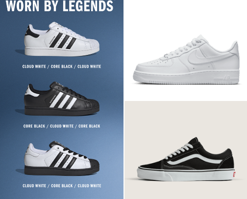 All Time Classic Sneakers for Him cover photo collage