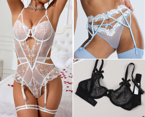 The Biggest Affordable Lingerie List 🖤🍰 Regular and Plus cover photo collage