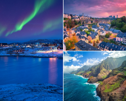 Countries you must visit🌍 cover photo collage
