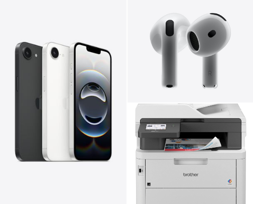 Electronics cover photo collage