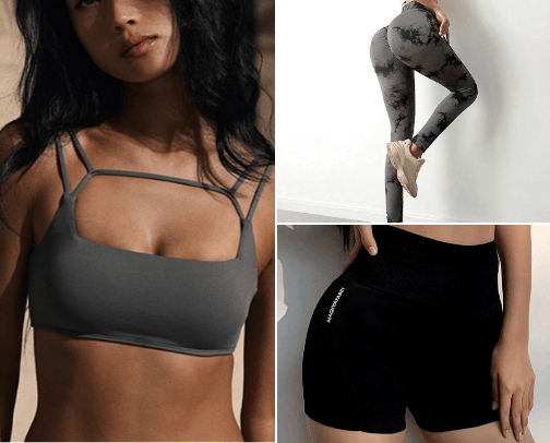 my gym collection🤤 cover photo collage