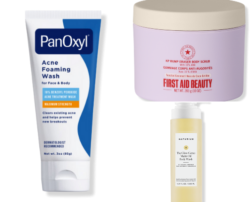 how to fix strawberry skin, kp & dark spots (body care routine that actually works) cover photo collage