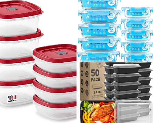 Tools I use for Meal Prepping cover photo collage