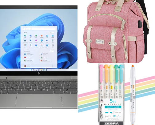 What I'm bring for Fall 25' College Semester cover photo collage