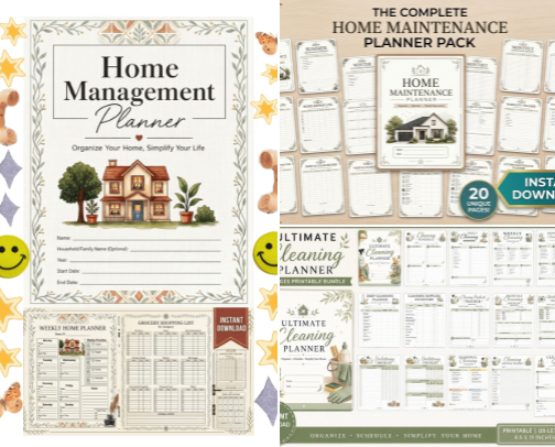 🏡 Home Management Essentials for an Organized Home cover photo collage