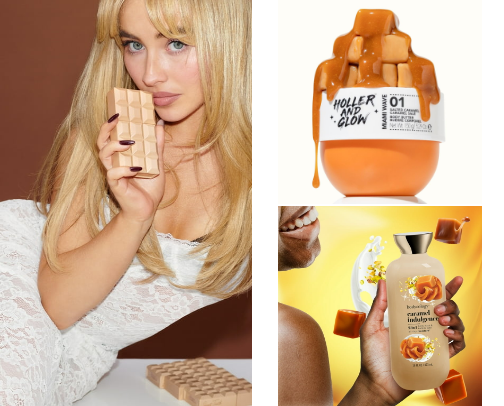 Smell like Caramel cover photo collage