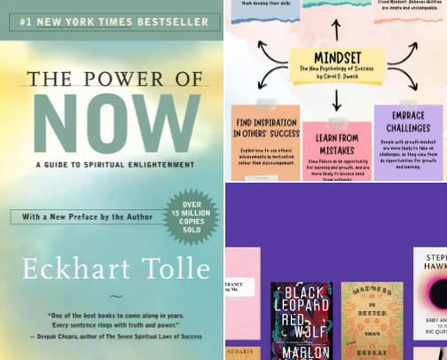 Personal Growth Books That I luckily Came Across and Changed The Way I Think and Act cover photo collage