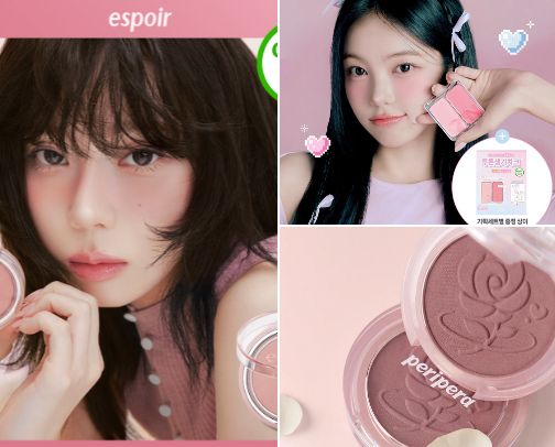 Blushes That Make K-Idols Look Effortlessly Flushed cover photo collage