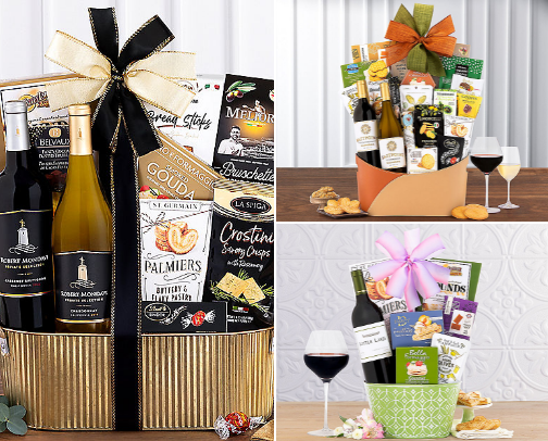 Wine Gift Selections cover photo collage