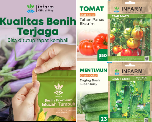 "Seeds for Gardening and Vegetables" cover photo collage