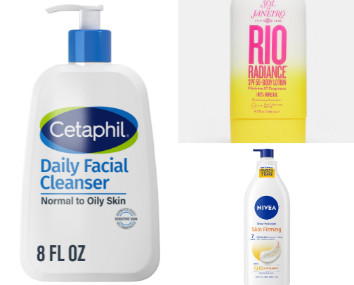 "Lotion Products" cover photo collage