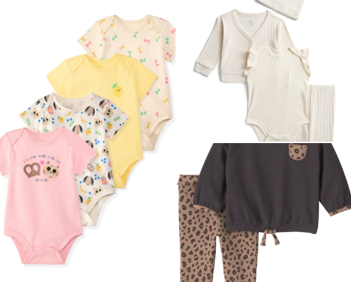 Too Cute to Skip: Baby Clothes on Sale cover photo collage